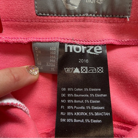 Horze Active Kids Full Seat Breeches New Size Girls Extra Large EU 160 - Picture 6 of 11